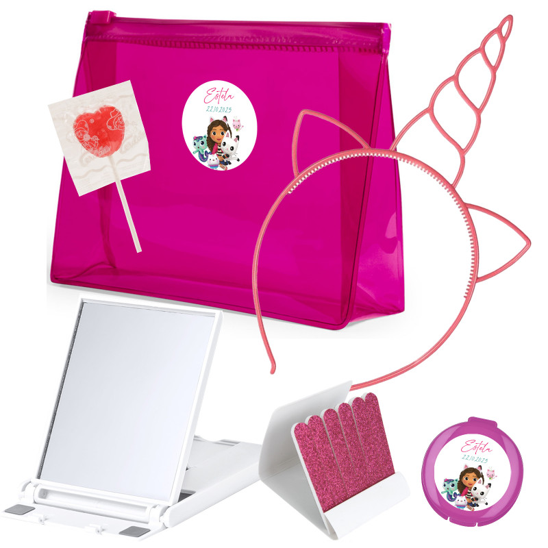 Gabby gato détail spa enfant personnalisé avec trousse et accessoires