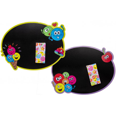 Tableau avec craies pour fêtes d'enfants