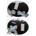 Tableau licorne avec craies