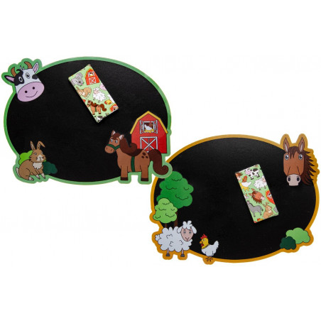 Tableau enfant ferme pour anniversaires, baptêmes et communions