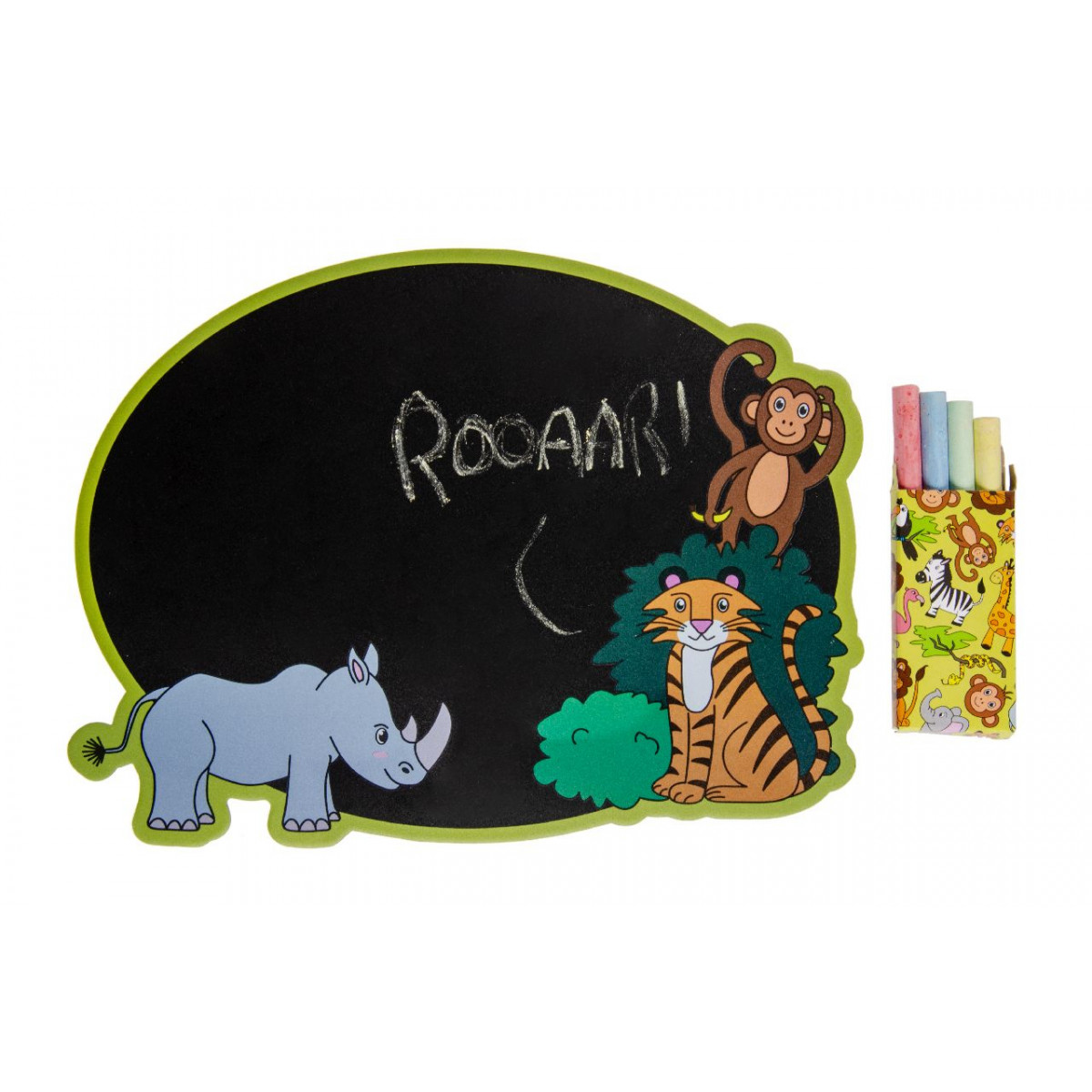 Tableau enfant avec craies pour invités à des fêtes d'enfants