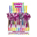 Stylo licorne avec paillettes
