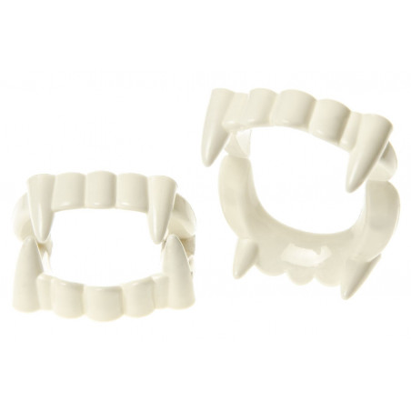 Dents de vampire en plastique pour fêtes et événements