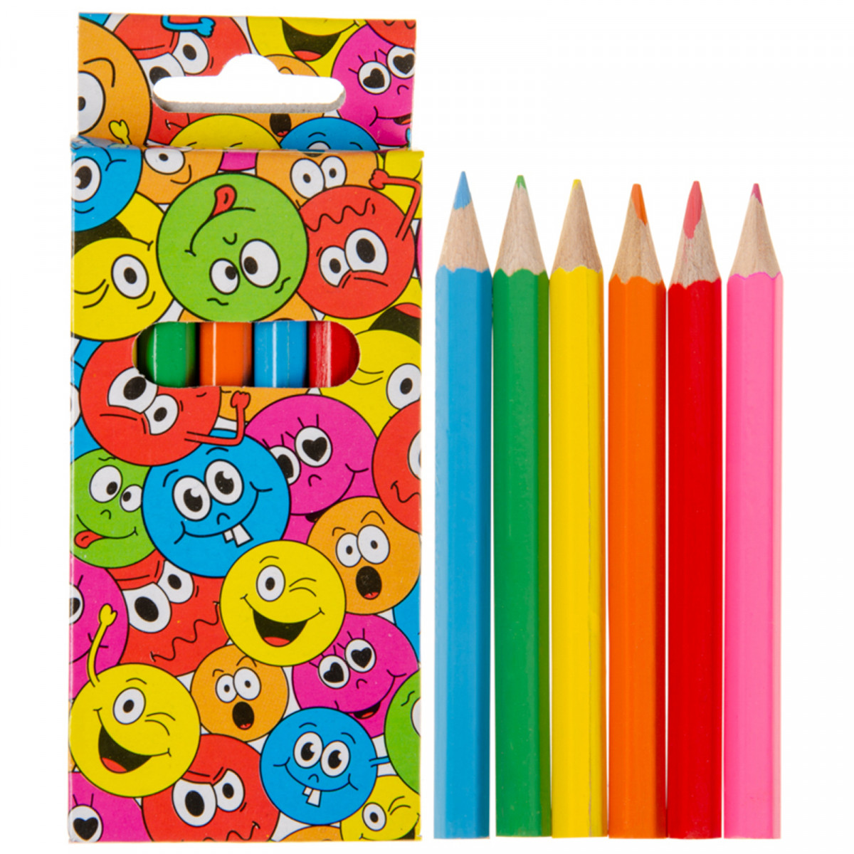 Emojis crayons de couleur