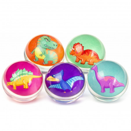 Balle rebondissante dinosaure