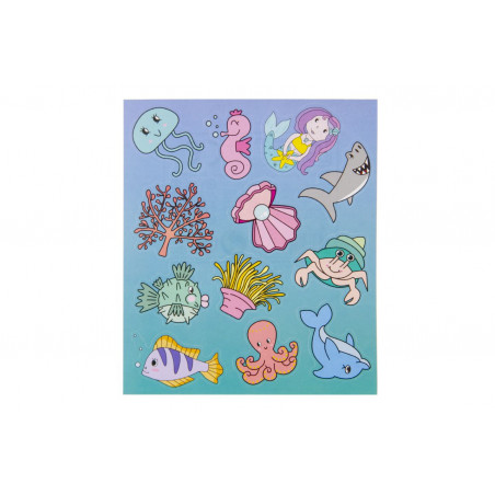 Adhésifs animaux marins