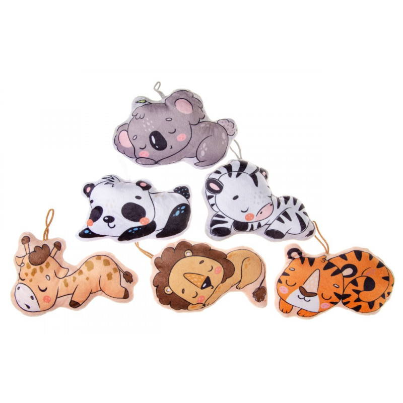 Peluche animaux sauvages endormis