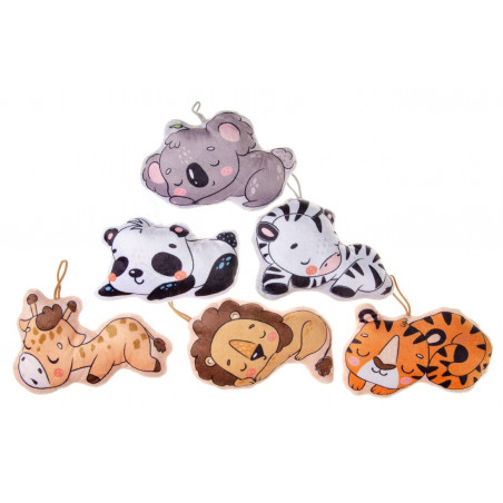 Peluche animaux sauvages endormis
