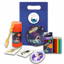 Stitch sac avec des cadeaux pour enfants spatial