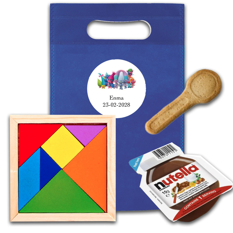 Trolls pack de fête pour enfants avec tangram