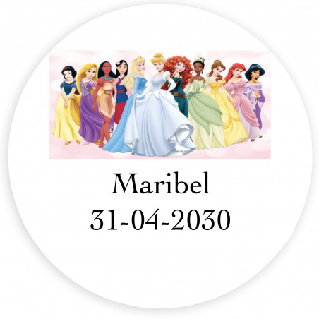 Princesses pack de détails pour invitées à des célébrations infantiles
