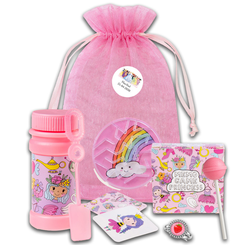 Princesses pack de détails pour invitées à des célébrations infantiles