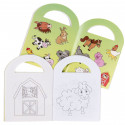 Sac Peppa Pig avec livre à colorier, crayons et jeux