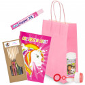Gabby Gato pack enfant avec livre de coloriage, bulles, crayons et pastels