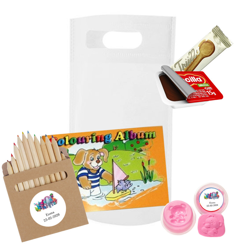 Trolls livre crayons et pâte à modeler à offrir