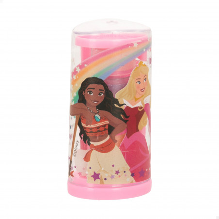 Princesses Disney sac fuchsia avec des détails pour les invitées et un bonbon