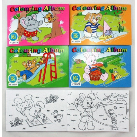 Disney livre de coloriage et crayons dans un sac à offrir