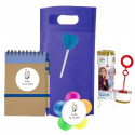 Pack de détails Frozen pour cadeau dans un sac avec sucette en forme de cœur