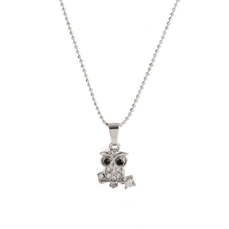 Collier fantaisie hibou