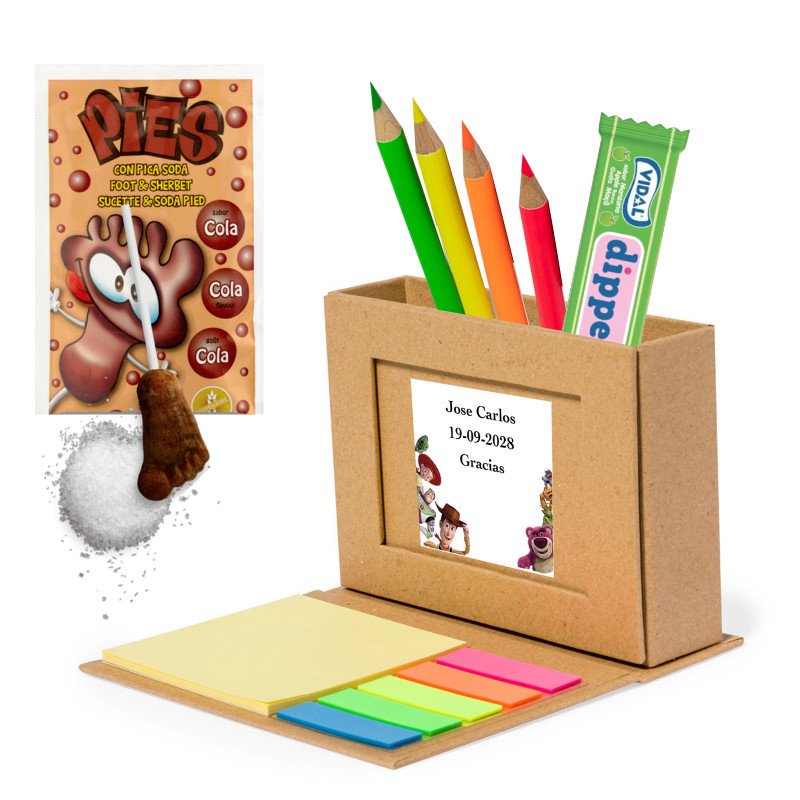 Détails de Toy Story pour les invités avec stylo multifonction et notes adhésives