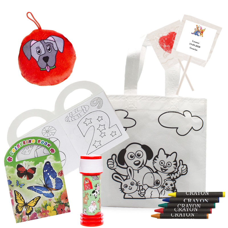 Winnie l'Ourson sac à colorier avec des cadeaux