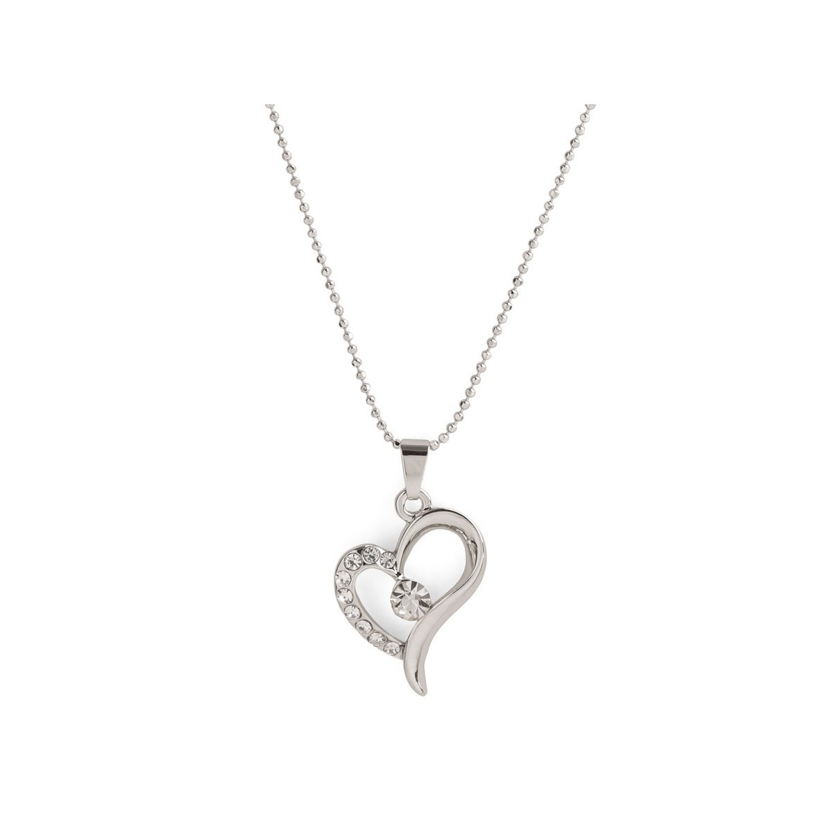 Pendentif cœur brillant