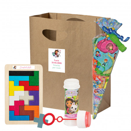 Pack de détails Gabby Gato et cône de bonbons pour invités