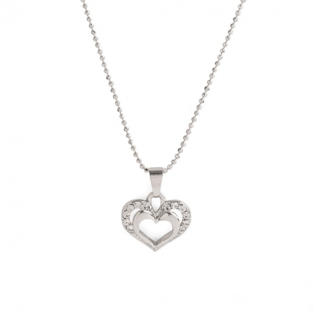 Collier fantaisie coeur