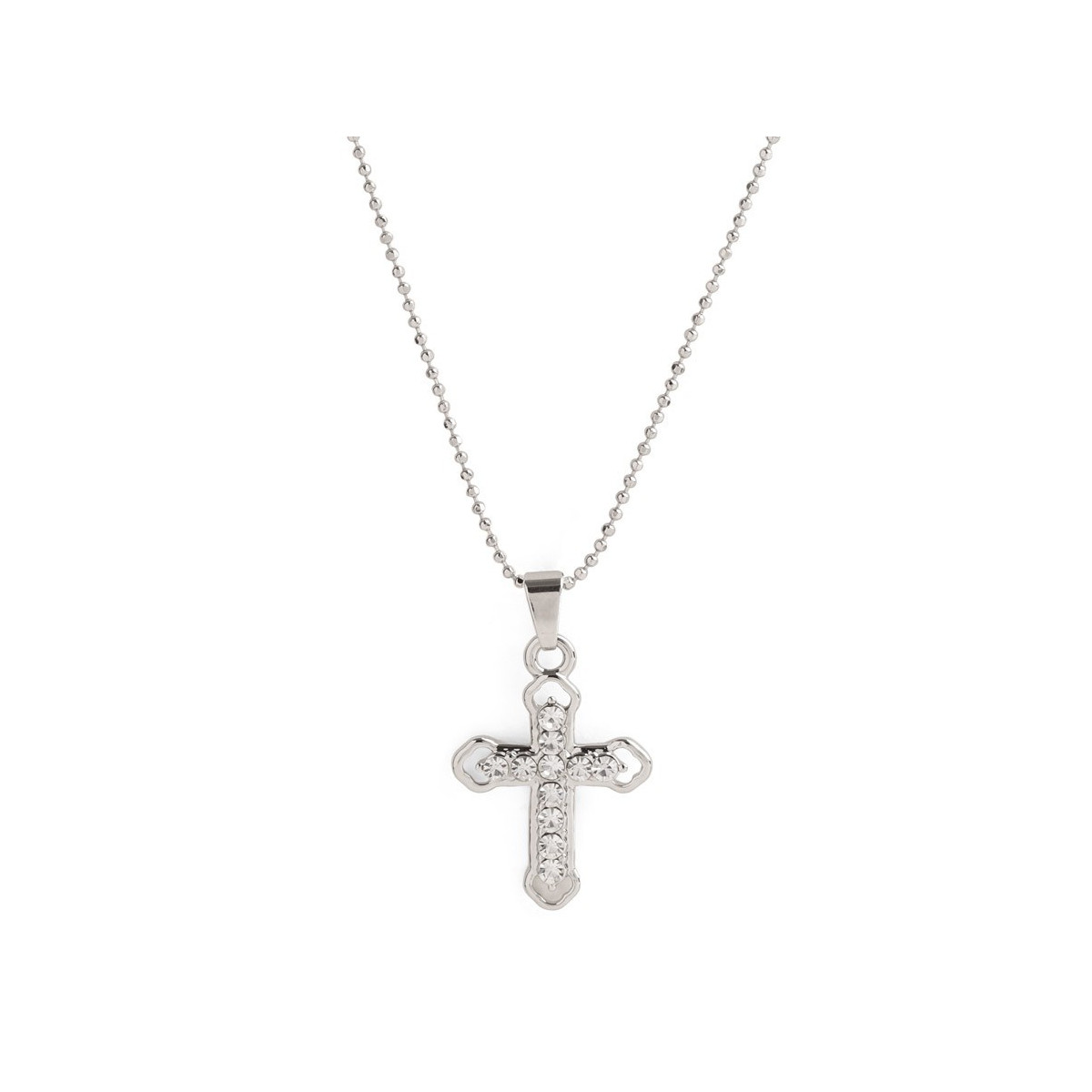 Pendentif croix en métal
