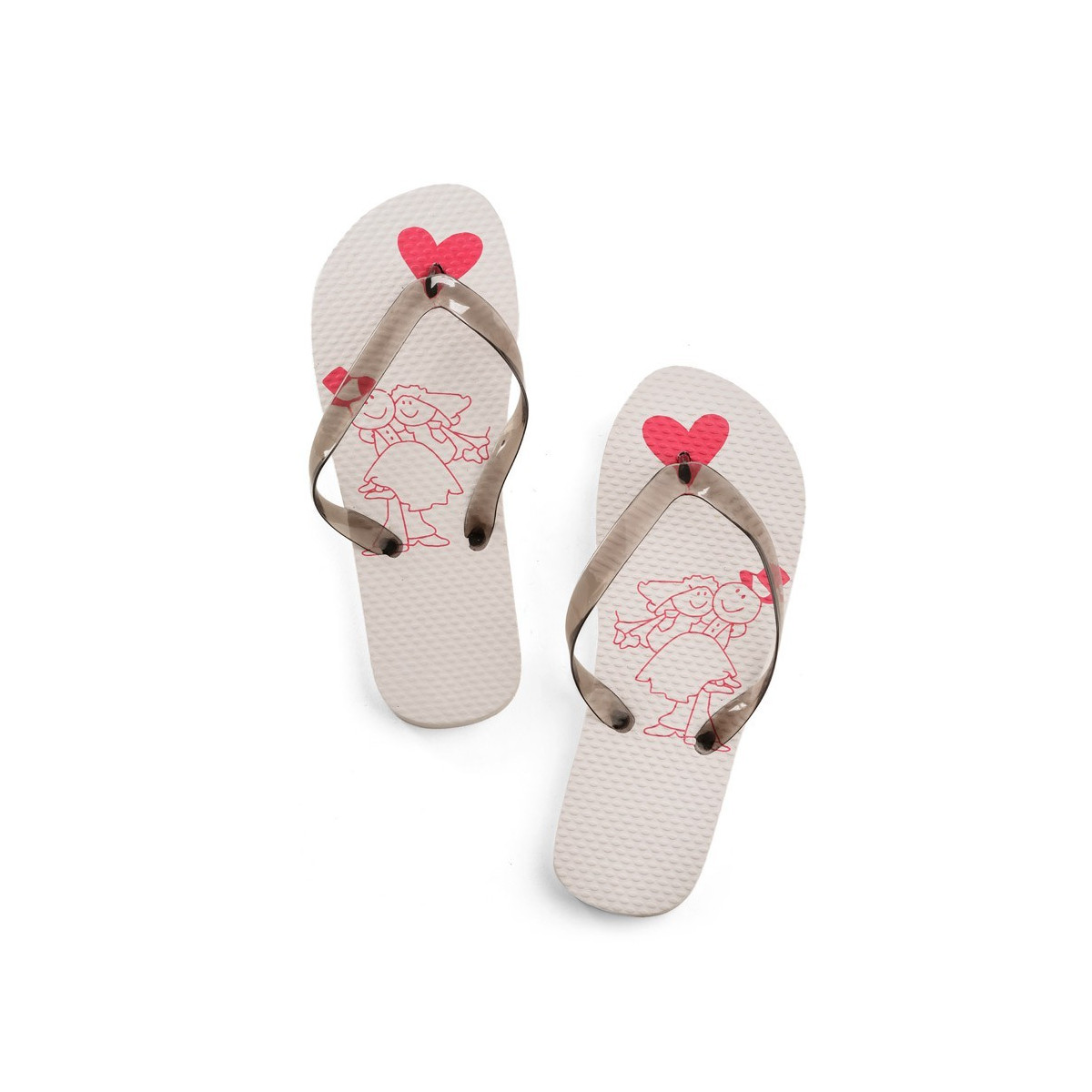 Chaussons avec des mariés pour les mariages