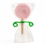Serviette sucette avec adhésif pour fille de communion