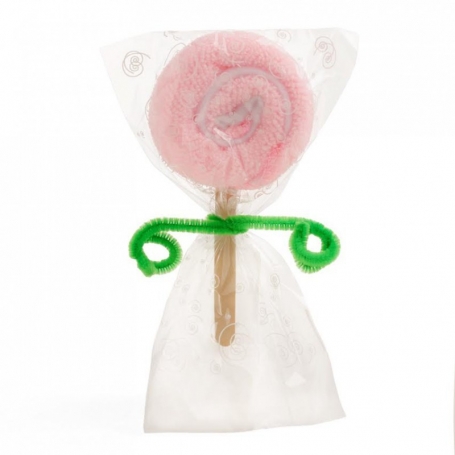 Serviette sucette avec adhésif pour fille de communion