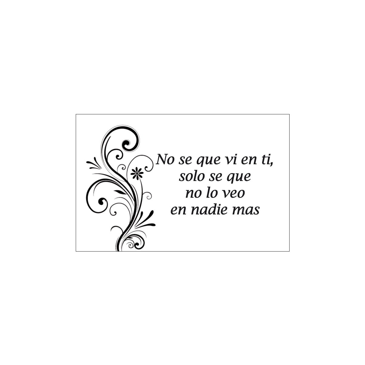 Carte avec phrase