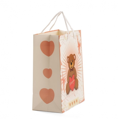 Sac ours en peluche moyen