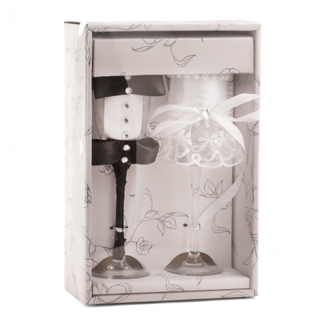 Verres originaux de mariage