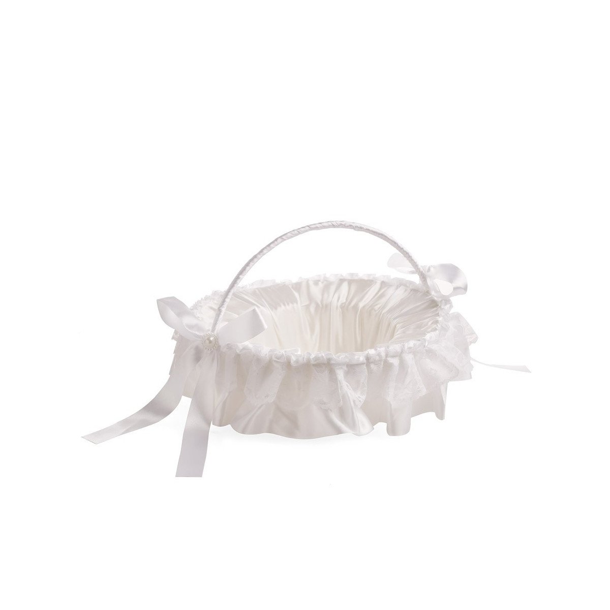 Panier de pétales de mariage