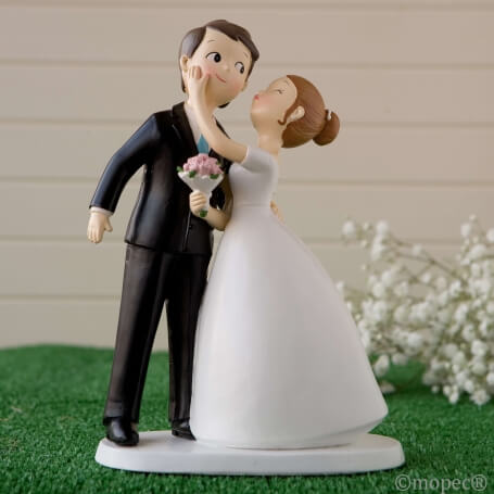 Figure de mariage originale pour gâteau