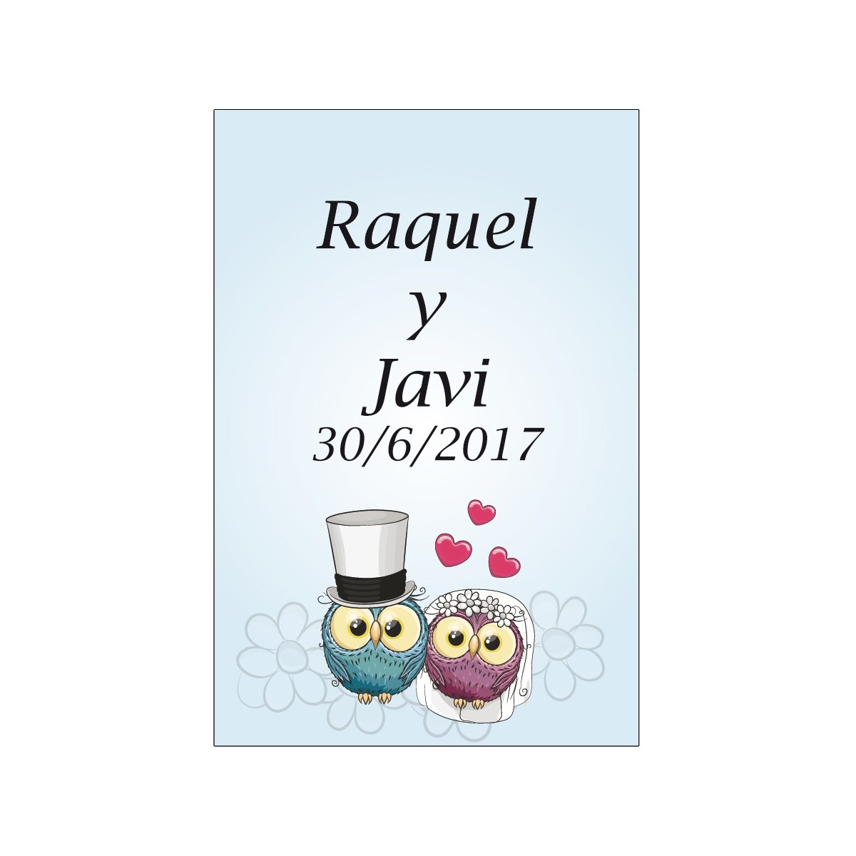 Étiquette de hibou