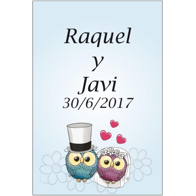 Étiquette de hibou