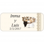 Porte-monnaie économiques mariage personnalisé