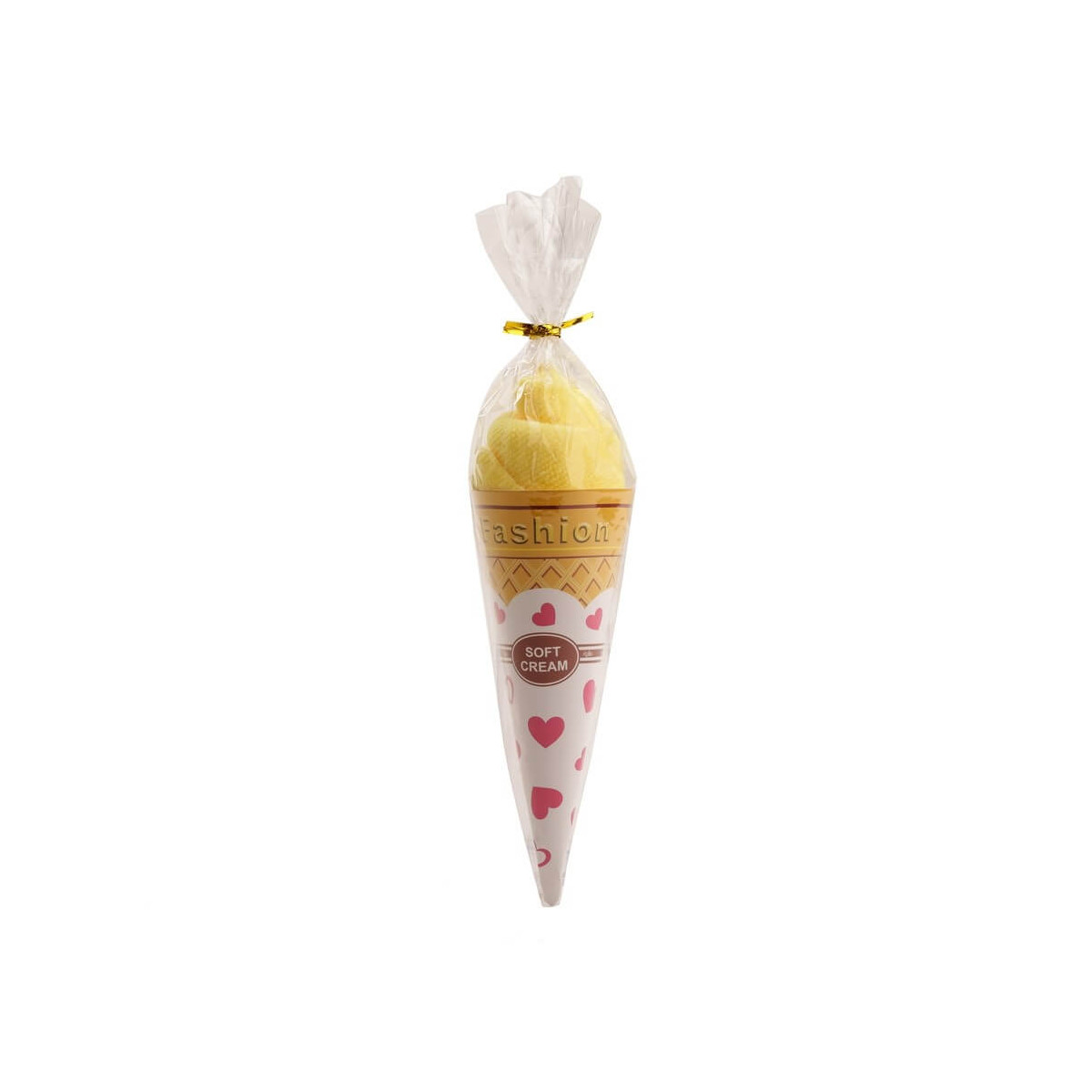 Serviettes en forme de glace à la vanille