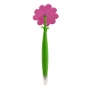 Stylo avec une forme amusante à offrir, forme de fleur avec un visage souriant