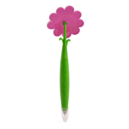 Stylo avec une forme amusante à offrir, forme de fleur avec un visage souriant