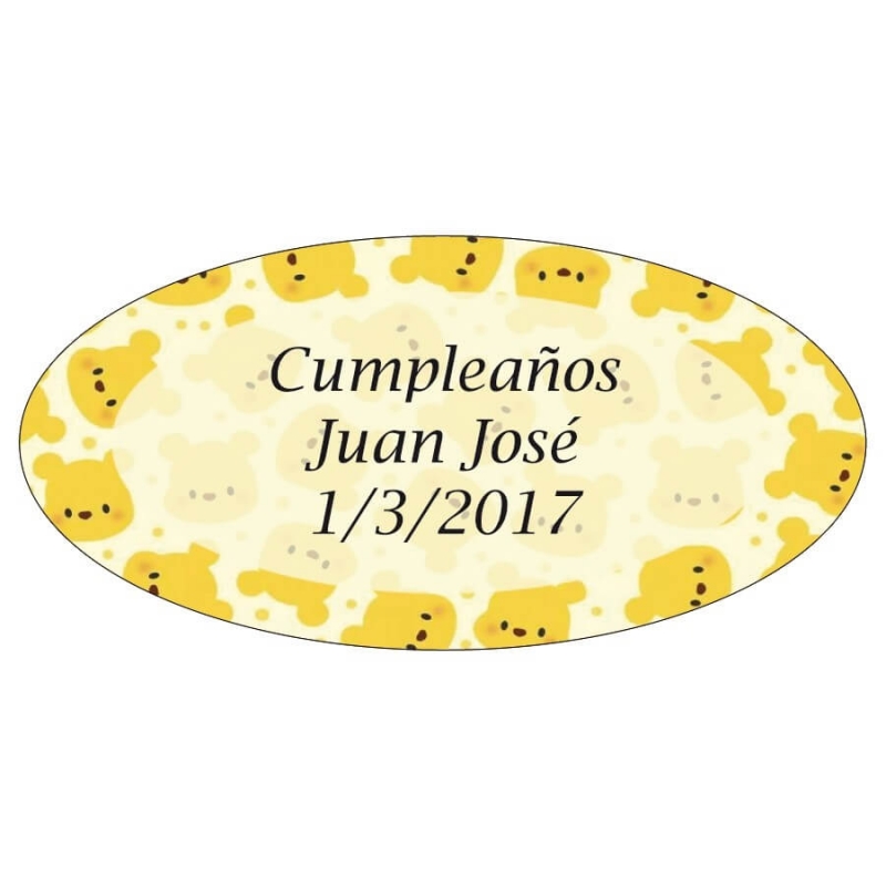 Étiquettes autocollantes ovales