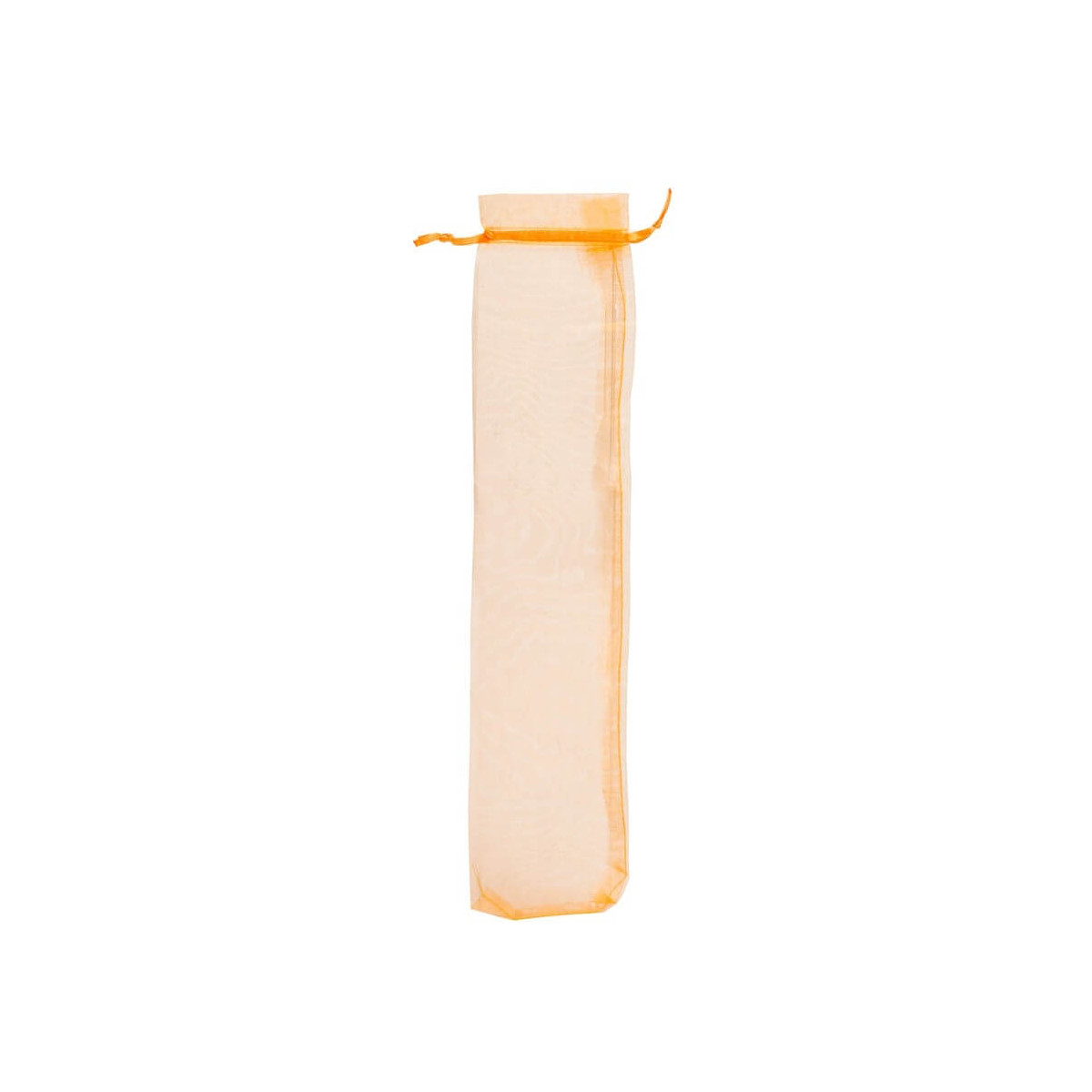 Bolsa de organza para abanicos naranja claro