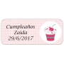 Étiquette d'anniversaire