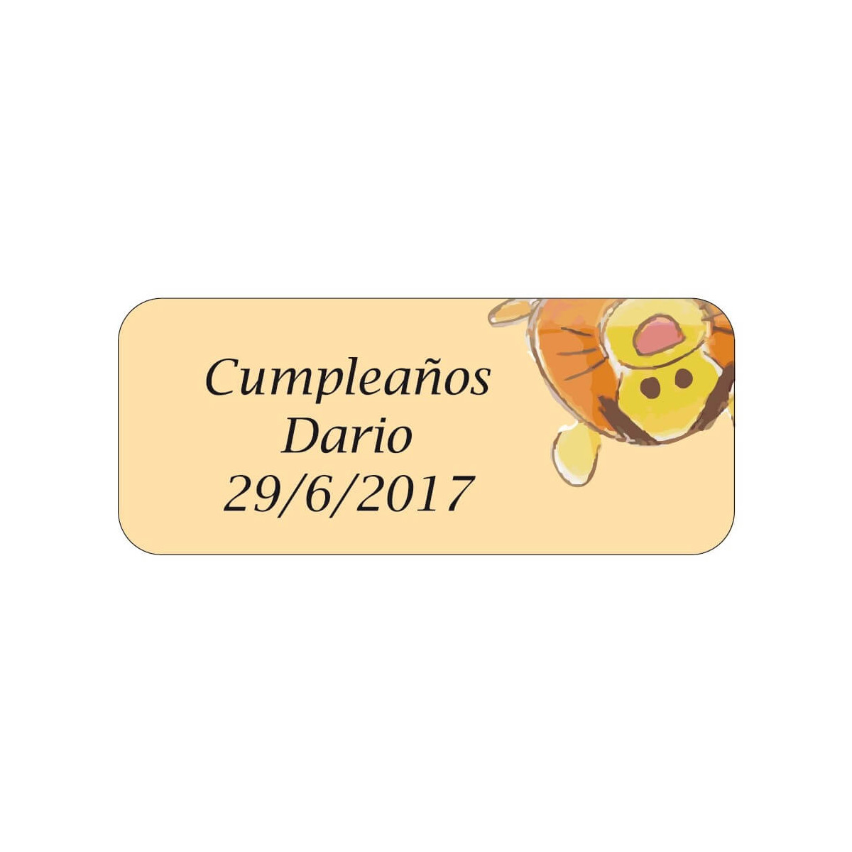 Étiquette pour enfants