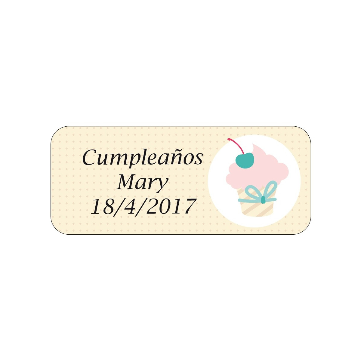 Adhésifs anniversaire personnalisés