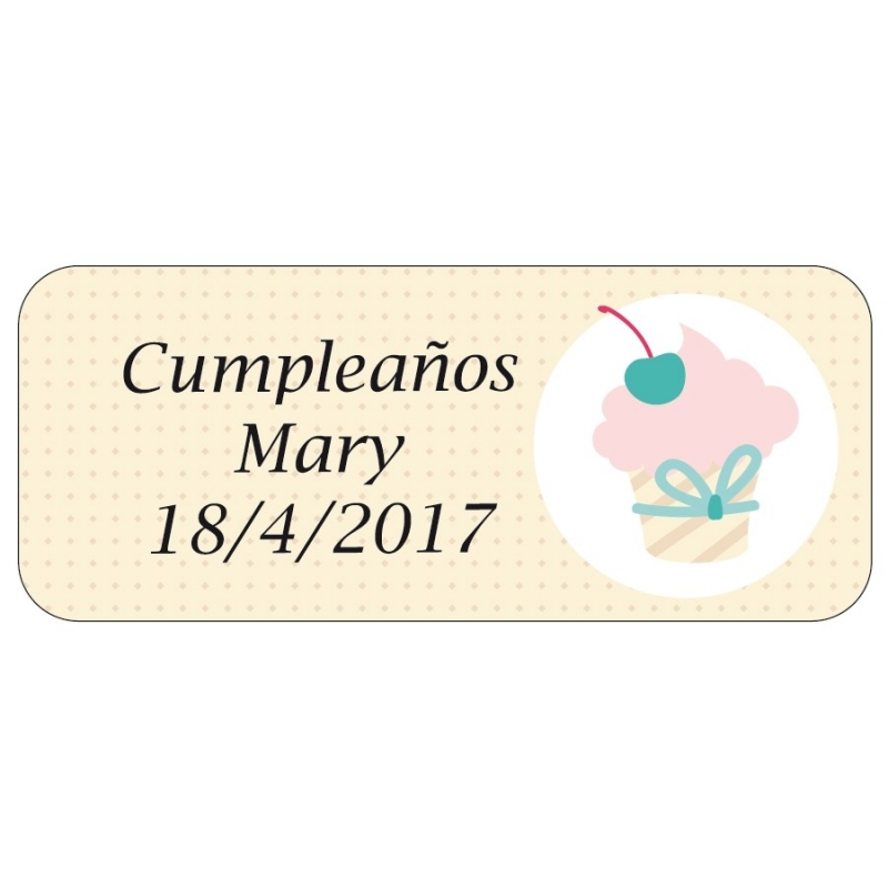 Adhésifs anniversaire personnalisés