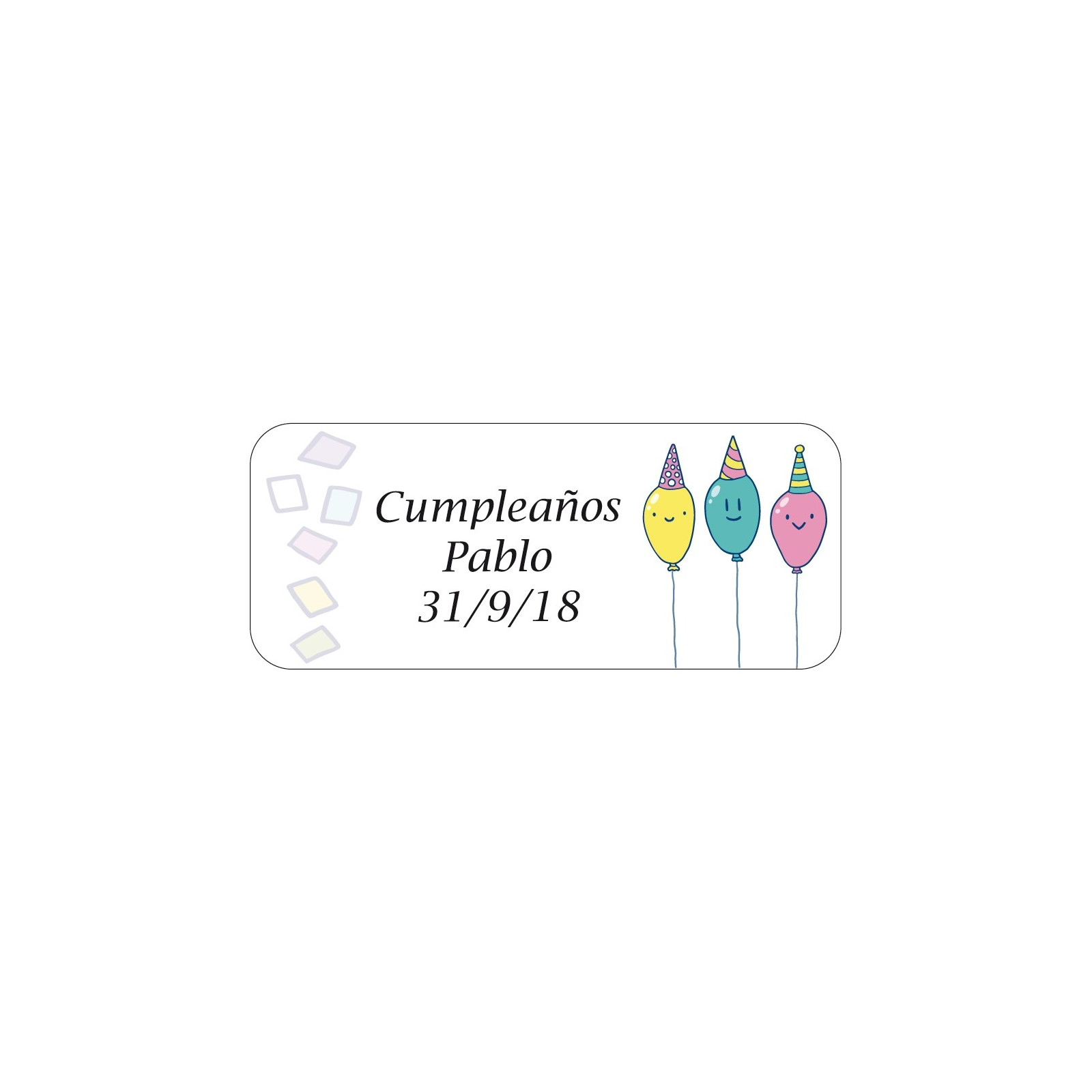Étiquettes amusantes